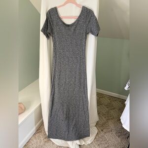 Roxy Heather Gray Maxi Dress size medium